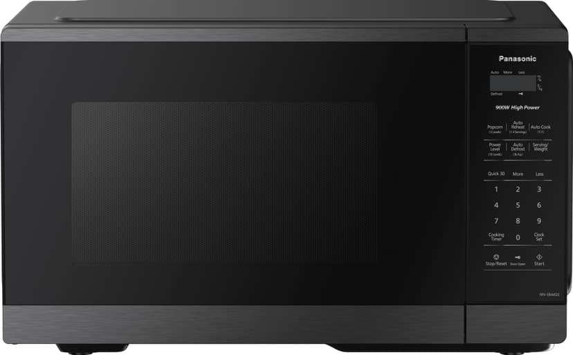 Panasonic 0.9 cu.ft, Compact 900W Microwave, Stainless Steel, NNSB44QSC