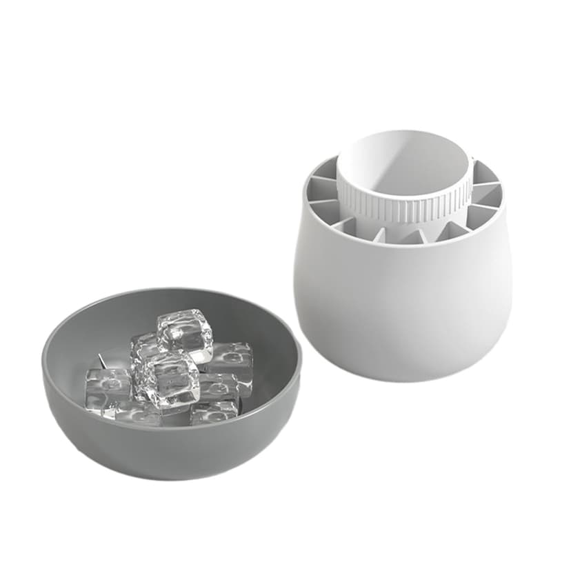 Ice Maker Machine Ice Ice Tray Ice Maker with Lid Ice Bucket Press Type Easy to Release Ice Cup Suitable for Refrigerator Whiskey Water Ice Trays for Freezer