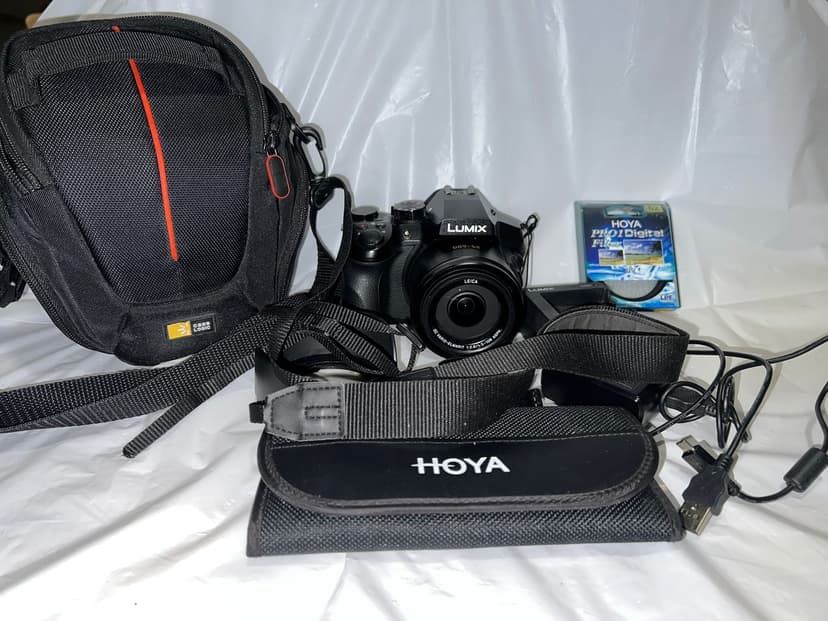 Panasonic Lumix DMC-FZ300 4K Camera | 12.1MP | 25-600mm Leica Zoom | Box & Bag Included