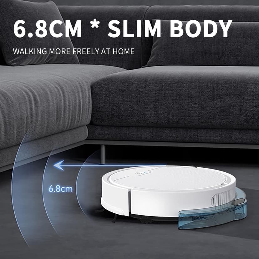Dvkptbk Household Cleaning And Sweeping Machine, Intelligent Sweeping Robot, Automatic Water Tank Sweeping And Dragging Integrated Robot Vacuum Cleaner