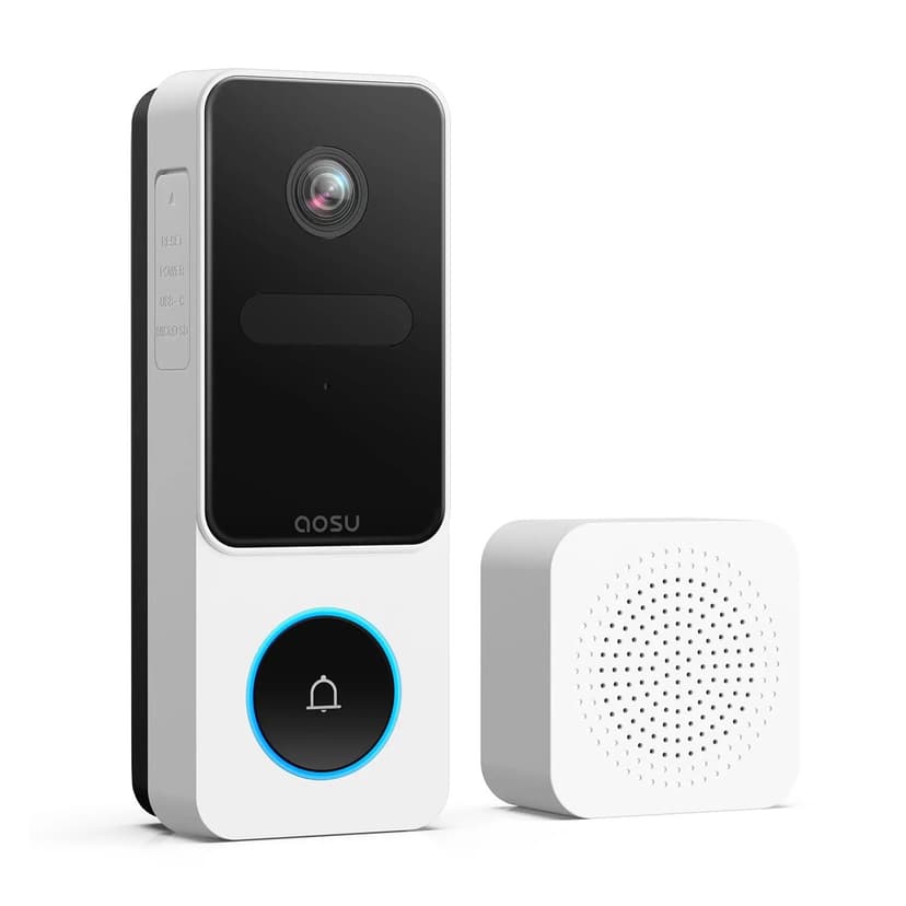 3P Wireless Doorbell Video Intercom Outdoor 2.4G Wi-Fi Smart Doorbell With Chime Human Detection Support Alexa Door Bell ,Install Fast