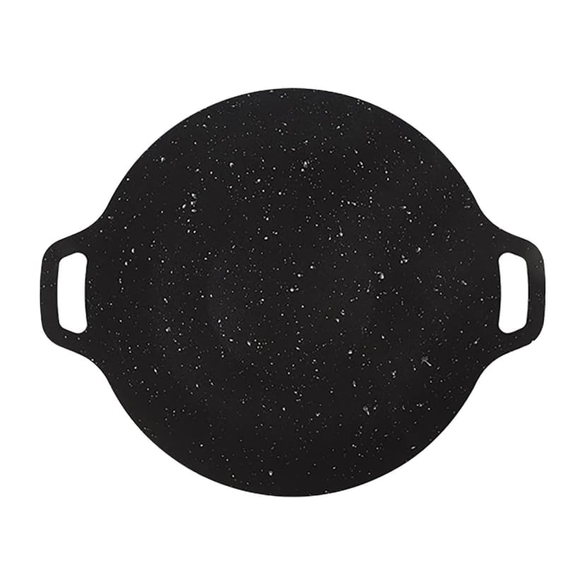 Baking Trays & Trays - Non Stick Round Pan for Indoor Grilling Korean BBQ Grill Pan Versatile Frying & Baking Pan for Home Kitchen and Camping