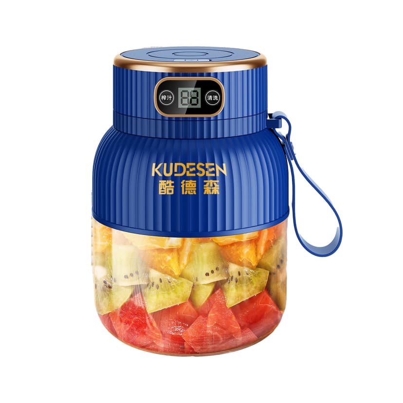 Lksixu Portable Blenders -Individual Juicer For Shakes - Fruit Juicer USB Rechargeable With 6 Blades- Handheld Blenders For Sports Travel And Outdoors Kitchen Gadgets