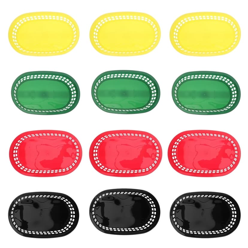 Baskets Food Restaurant Fast Serving Supplies Plastic Liners Reusable Kitchen Fry Basket Hot Dog Trays Ervice Fruit