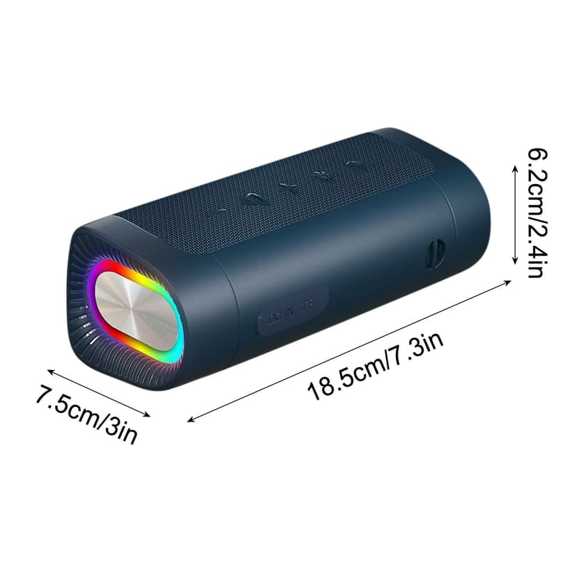 Sentmoon Electronics Gadgets 2024 New Wireless Bluetooth Speaker With RGB Light Heavy Bass High Volume Outdoor Portable Fabric Sound System Electronics Gadgets Deals of the Day Clearance