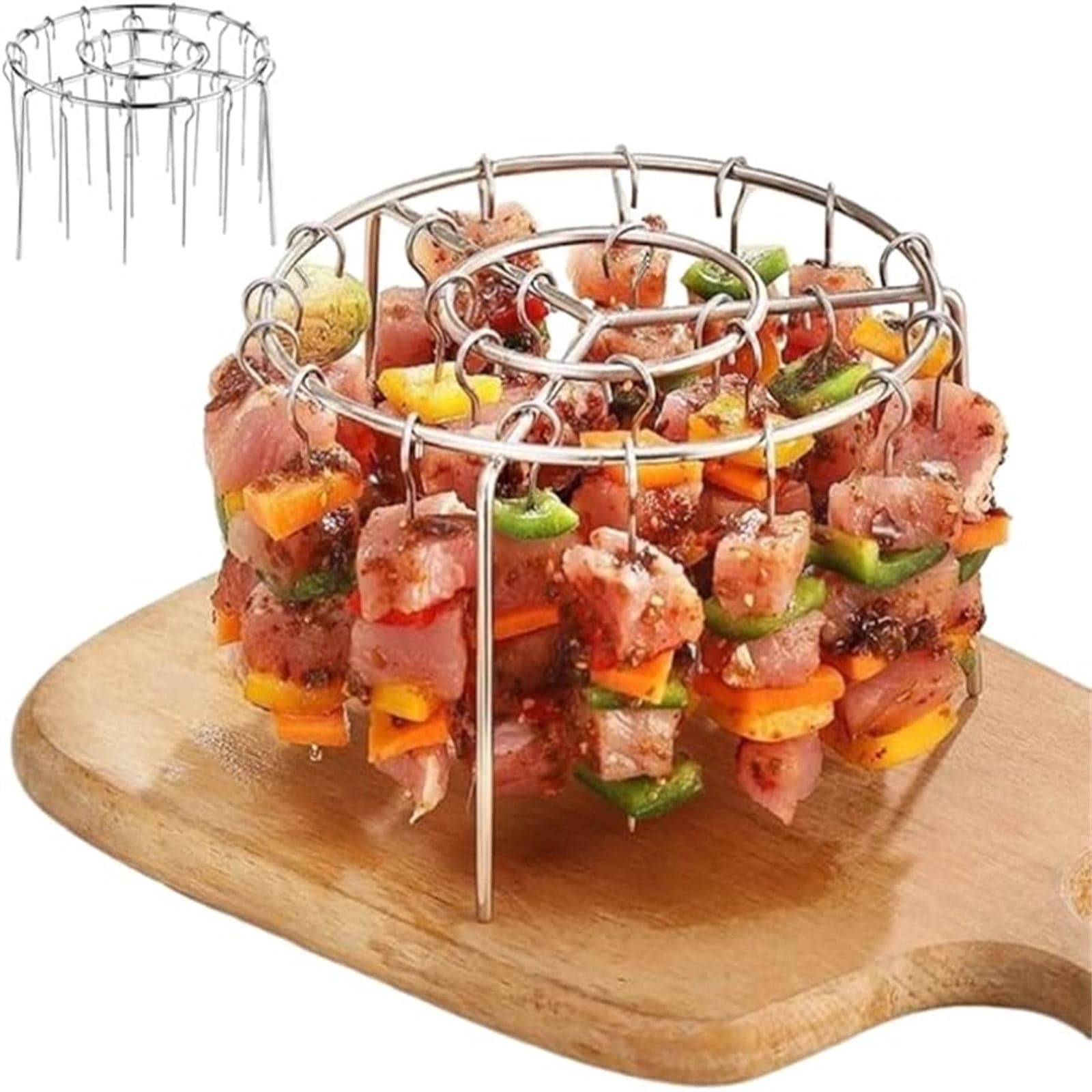 Air Fryer Oven Countertop with Vertical Design | Oil Free Hot Air Circulation Fryer for Roasting Baking Grilling | Fast Heating Even Cooking Kitchen Appliance for Chicken Fries Vegetables