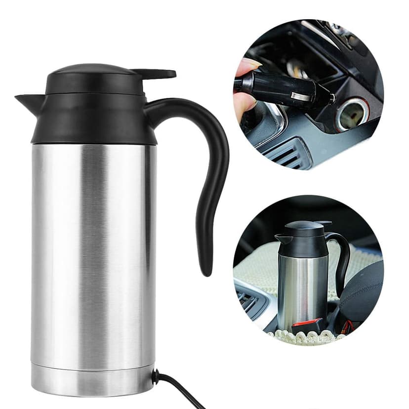 Portable12V Travel Car Truck Kettle Water Heater Bottle for Tea Coffee Making Car Electric Kettle Suitable for self-driving tour
