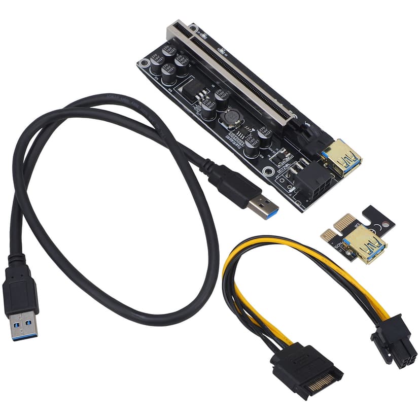 Minkissy 1 Set Pcie Graphics Cards Graphics Card Adapter Black PVC Immersive Visual Effect For Gaming