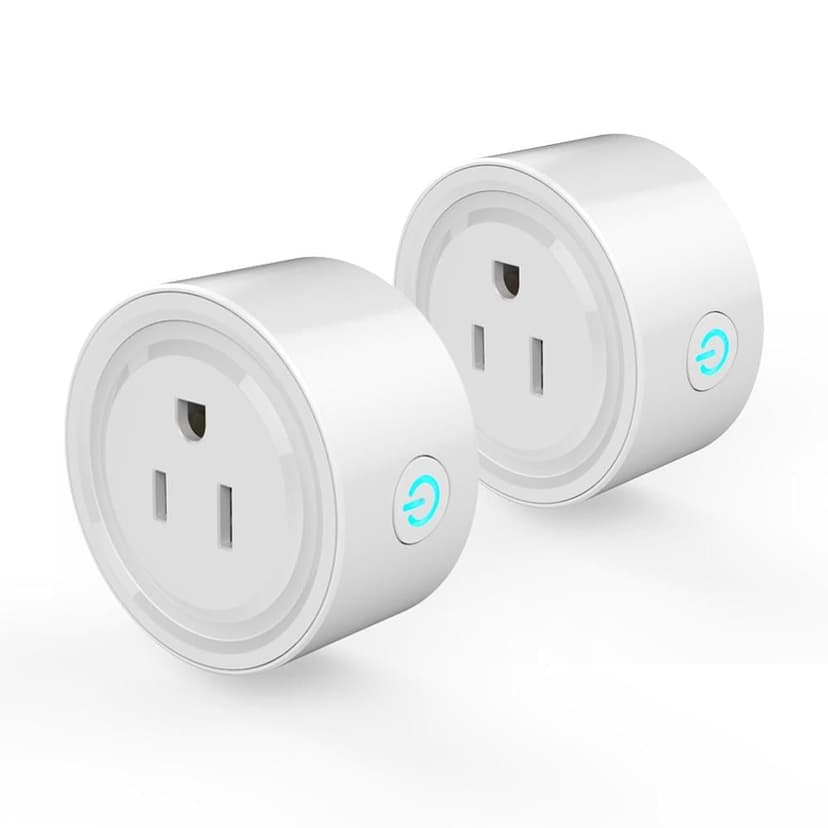 2PCS, Smart Plug Wi-Fi to control your devices from anywhere. Works with Alexa, Google Home. C ETL US Certified.