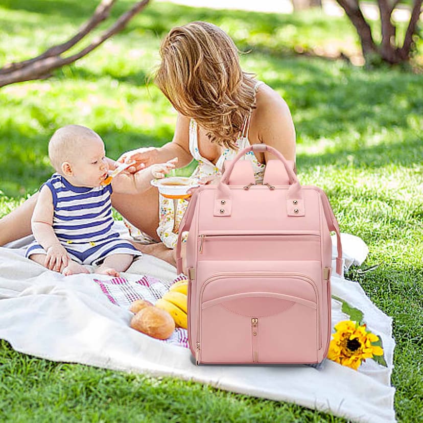 Boovnll Backpack Diaper Bag for A Newborn Multi-Functional Diaper Bag Travel Large Capacity Travel Backpack