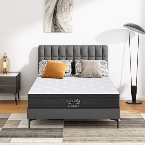 Twin Size Mattress,10 Inch Hybrid Mattress, Individually Pocketed Innerspring, Medium Firm