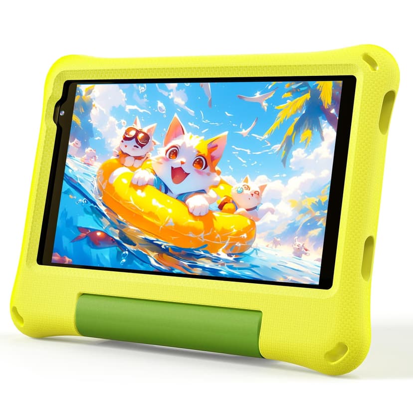 CALLSKY-NOTE Android 14 Kids Tablet 8 Inch Tablet for Kids Octa-Core 8GB+64GB Toddler Tablet with EVA Case Child Learning Tablet with YouTube, WiFi 6, Pare