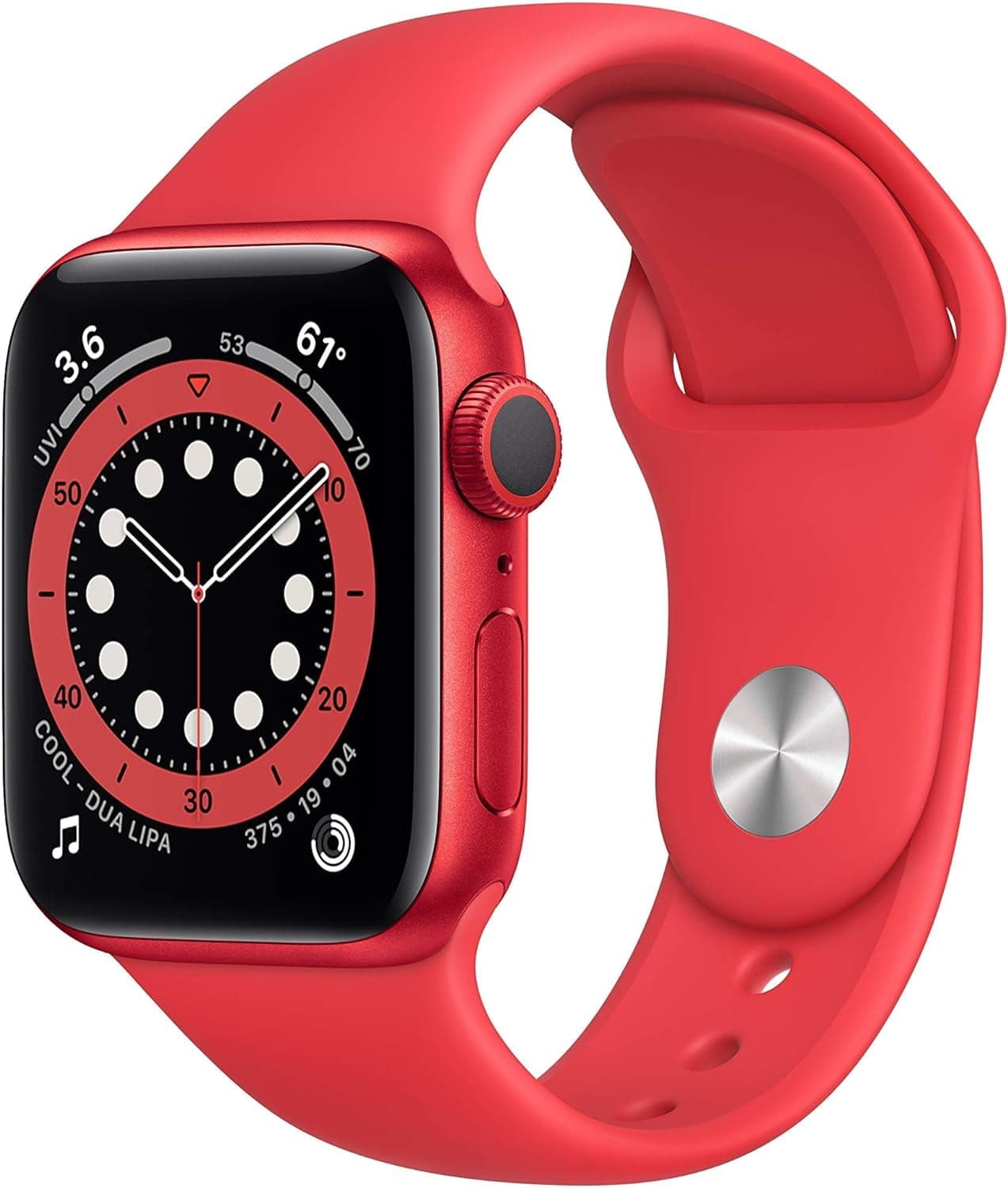 Refurbished Apple Watch Series 6 Aluminum 40mm A2291 (GPS Only, No Cellular) Red (Grade A+)