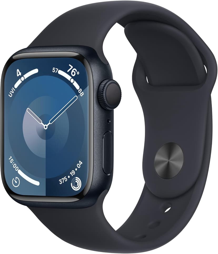 Refurbished Apple Watch Series 9 Aluminum 45mm A2980 (GPS Only, No Cellular) Midnight (Grade A+)