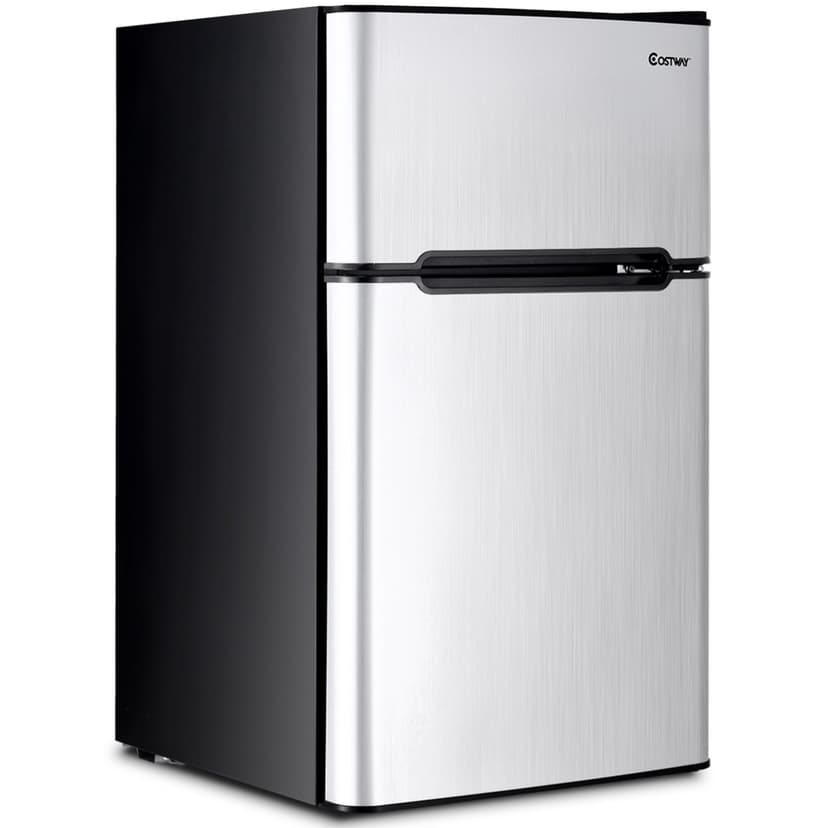Costway Refrigerator Small Freezer Cooler Fridge Compact 3.2 cu ft. Unit