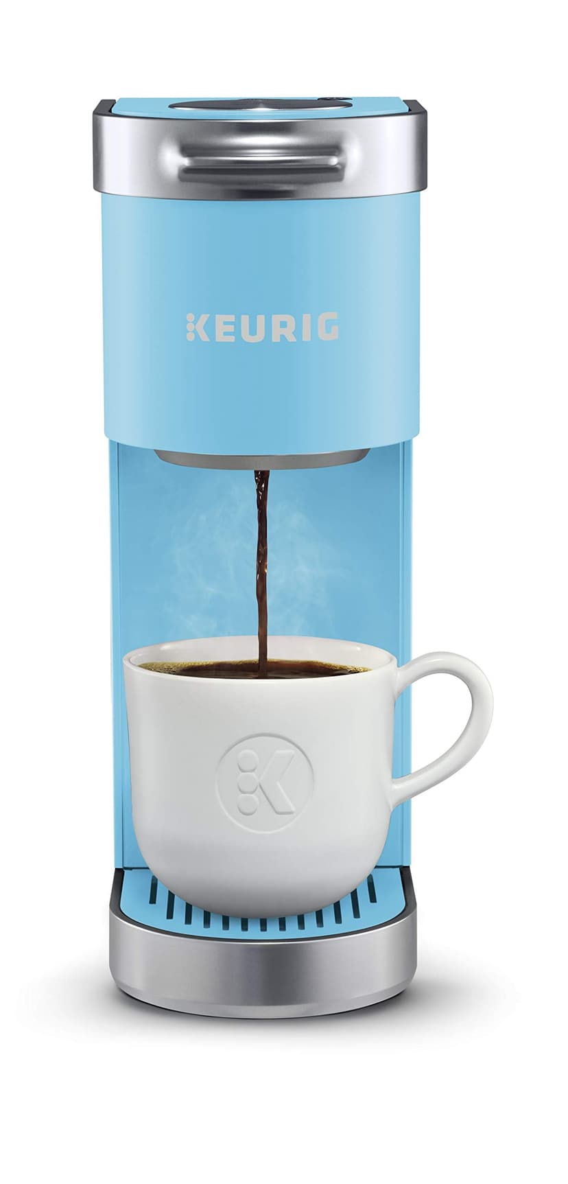 Keurig K-Mini Plus Single Serve Coffee Brewer, Cool Aqua