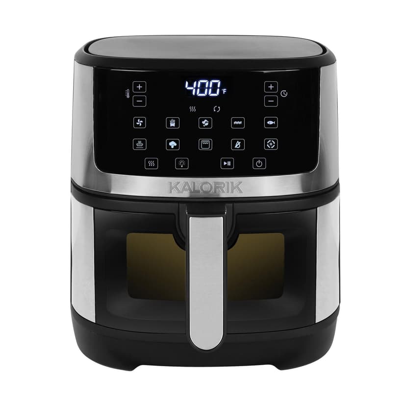 Kalorik® 5-Quart Touchscreen Air Fryer with Window, Stainless Steel FT 52328 SS