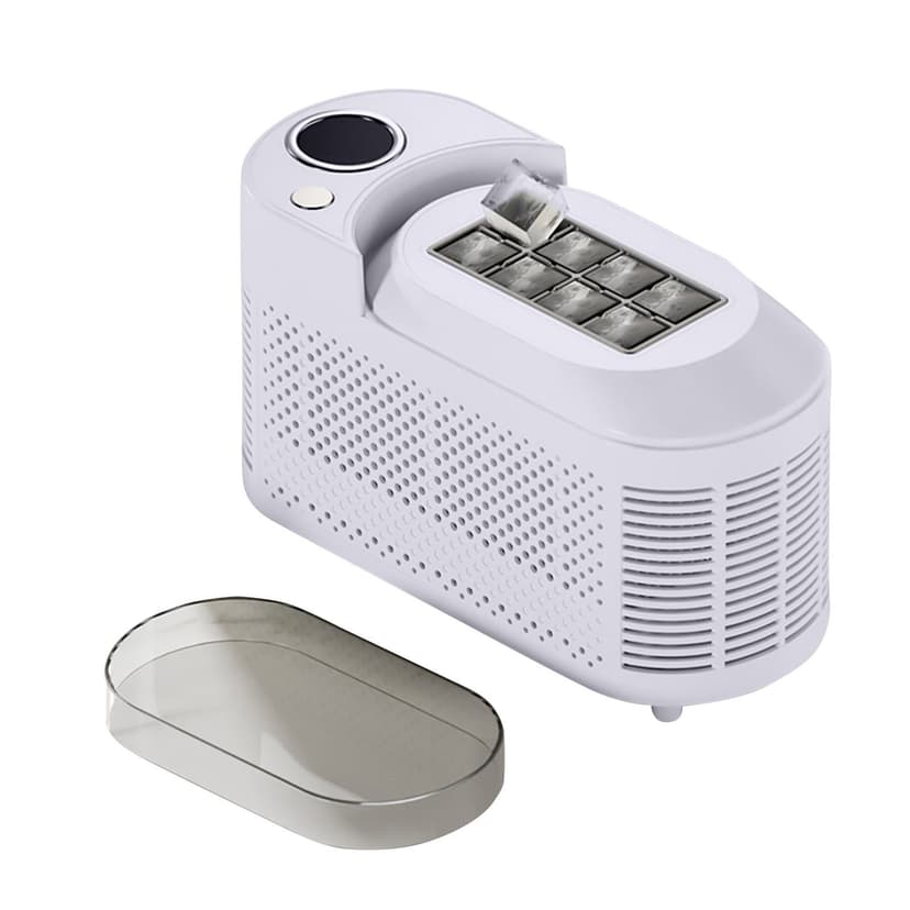 Compact Portable Countertop Ice Maker Mini Cube Ice Machine for Home Dorm Camping & Car Use