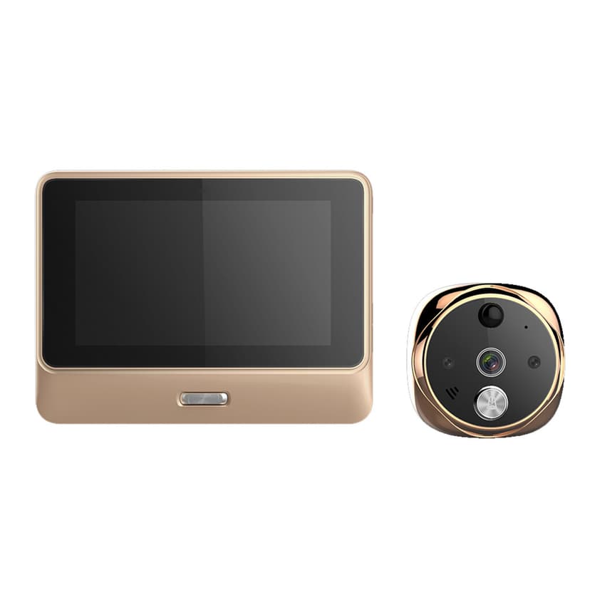 Doorbell 5-Inch Digital LCD Screen intercom doorbell Peephole camera Video Viewer WiFi Infrared Night Door Peephole Camera Video Intercom Doorbell