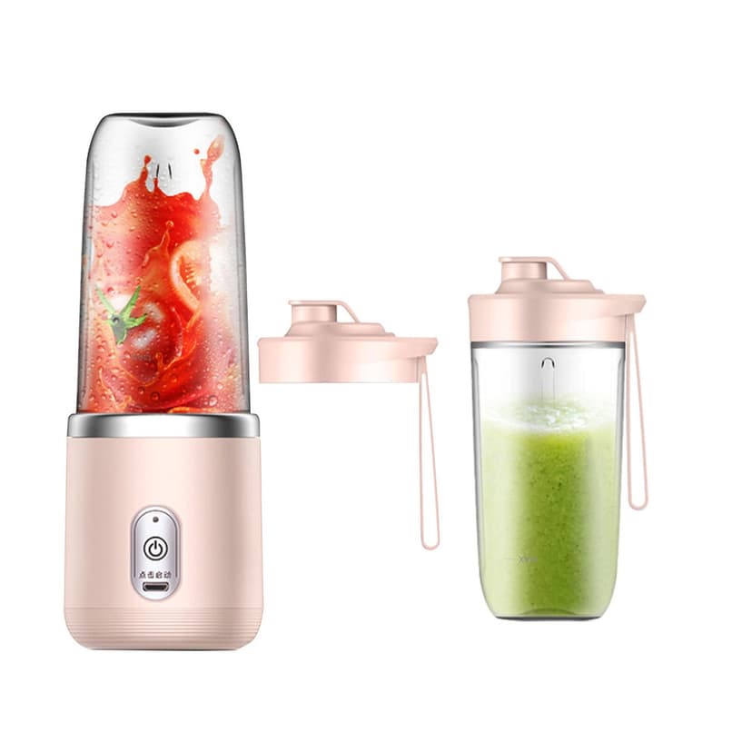 Rbaofujie Fruit Juicer Blenders for Shakes and Fruit Juicer Usb Rechargeable with 6 Blades Handheld Blenders for Sports Travel and Outdoors Portable Blender