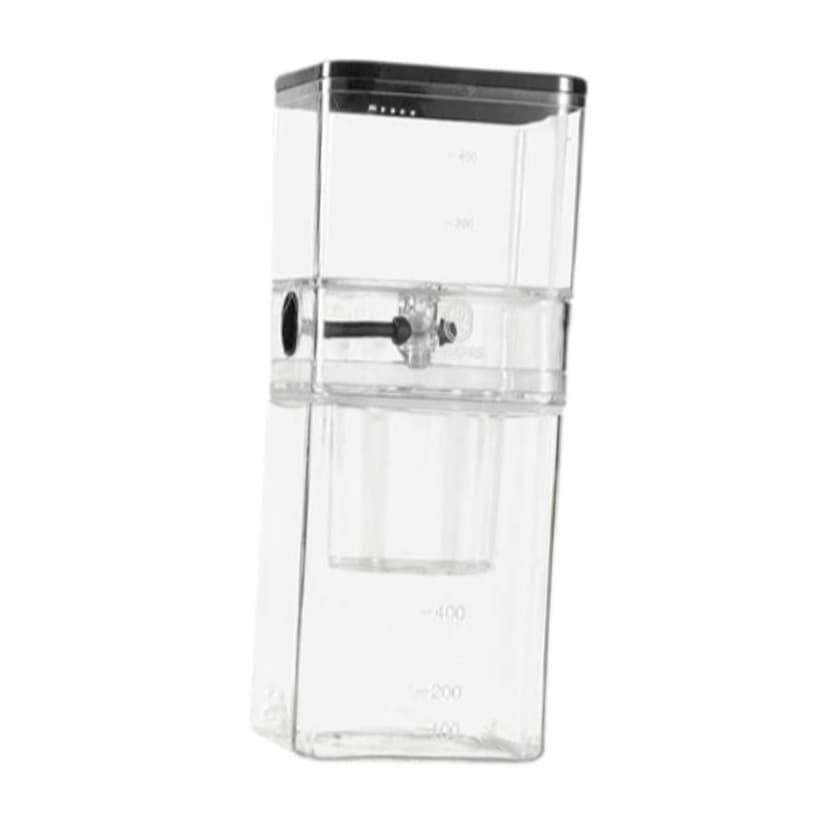 Tnarru Ice Drip Coffee Maker Coffee Pot,Iced Coffee Pitcher,Cold Drip Iced Coffee Brewer Cold Brew Coffee Dripper for Camping Office White