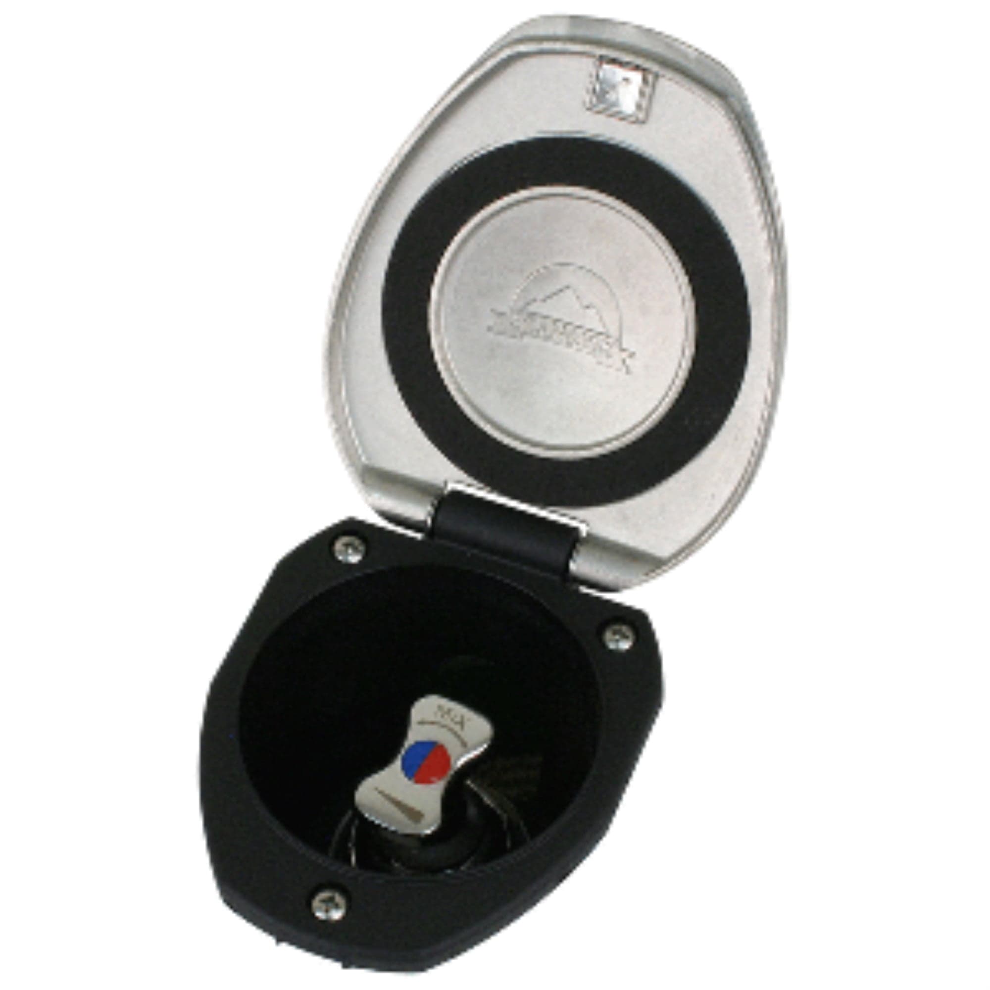 SCANDVIK RECCESED T HANDLE MIXER SS W/ BLACK CUP