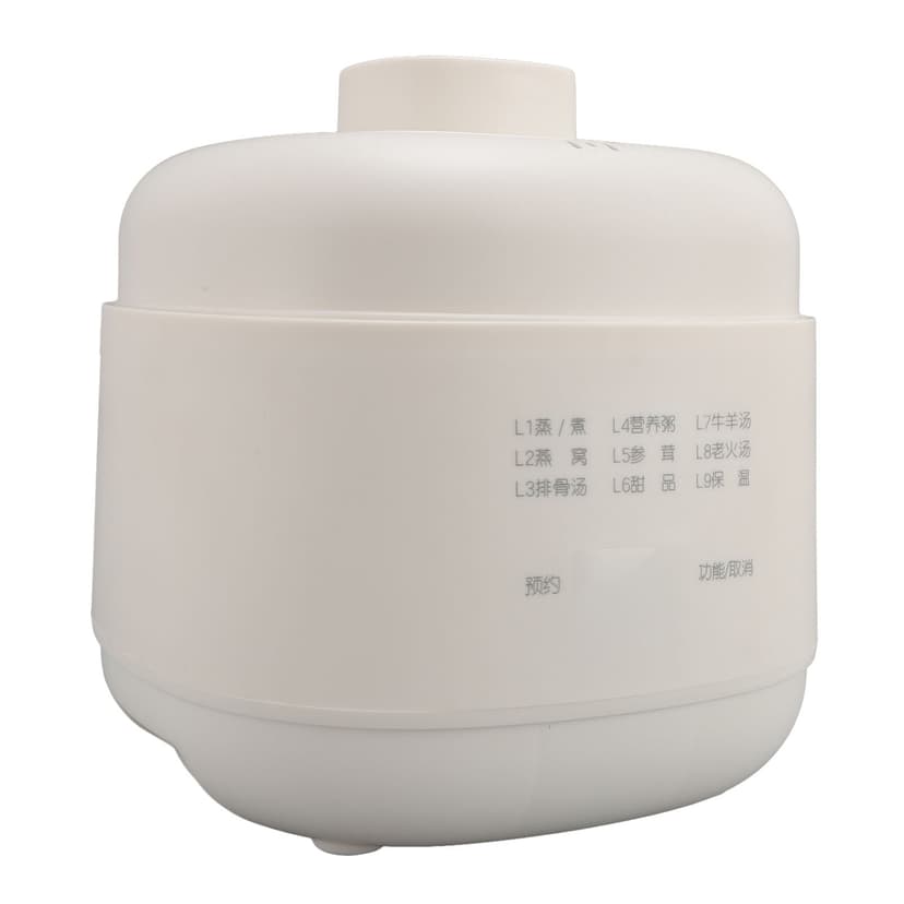 200W Ceramic Stew Cooker 1L Mini Electric Slow Cooker with Timer Lid for Home Kitchen, Anti Dry Burn Soup Porridge Cooker