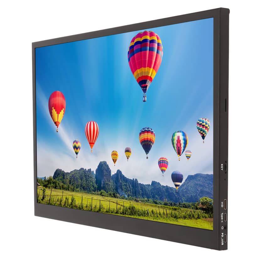 Gaming Monitor, Portable Monitor 17in 178 Degree Viewing Angle For Mobile Phone