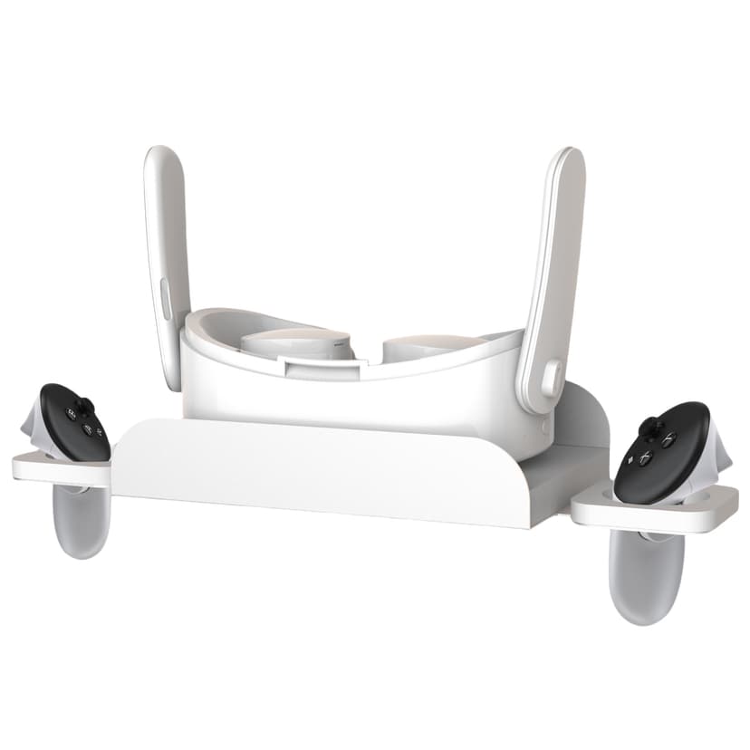 VR Headset Wall Mount Storage Stand Compatible with Meta Quest 3S & Quest 3 Accessories Display Shelf