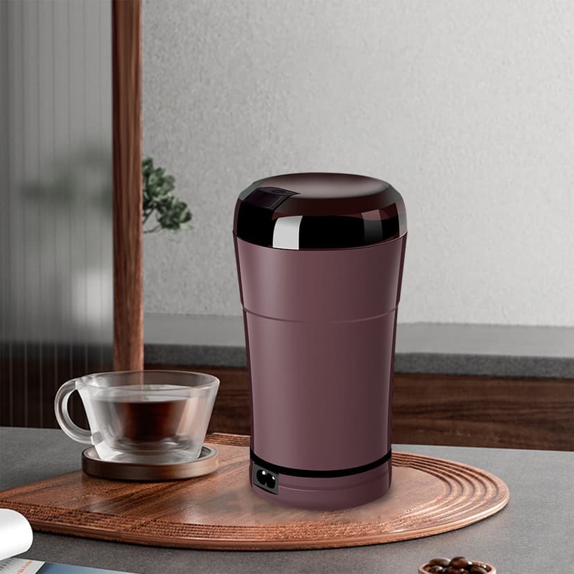 Summer Savings Kcavykas Electric Herb Grinder Spice Grinder Compact Size, Easy On/off, Fast Grinding for Flower Buds Dry Spices Herbs, Coffee Grinder Electric, Spice Grinder