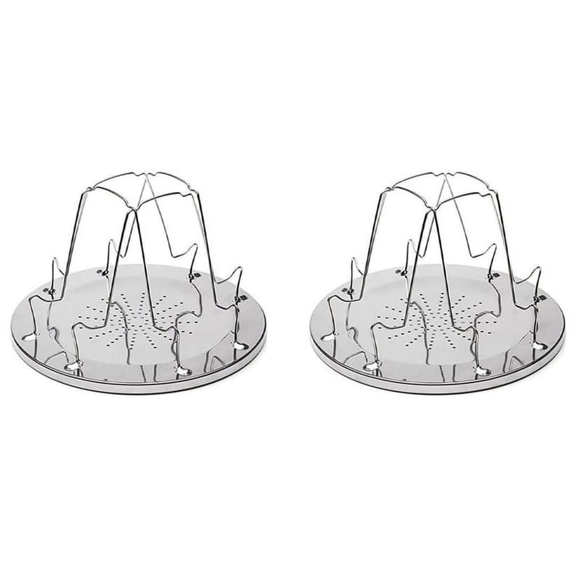 2X 4 Slice Camping Bread Toast Tray Gas Stoves Cooker BBQ Camping Toaster Rack