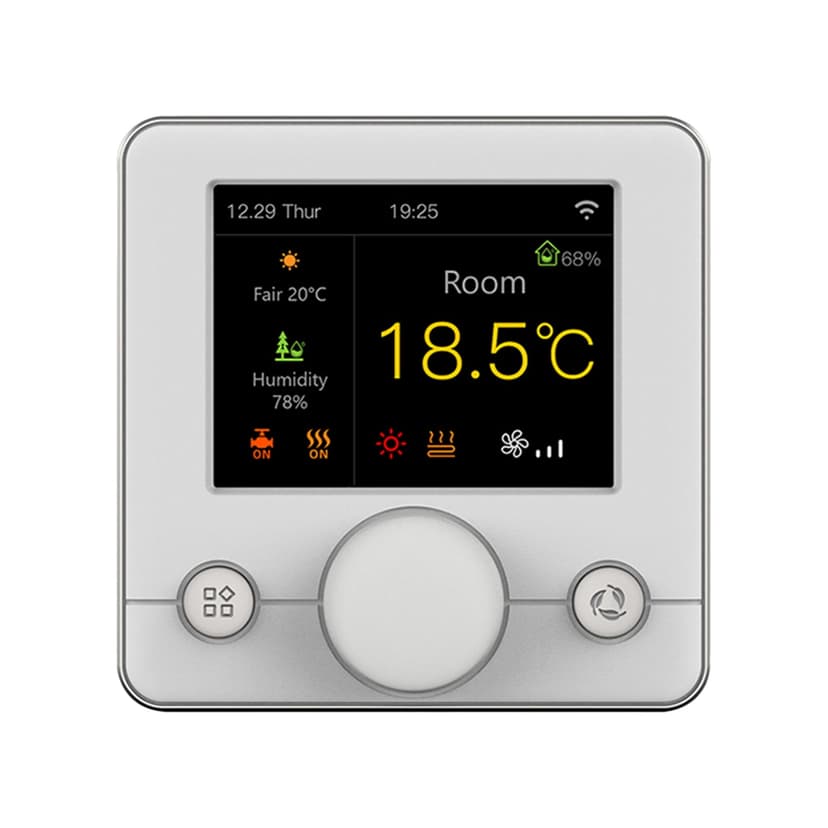 WIFI smart boiler thermostat with RGB color LCD display, smart thermostat, indoor thermostat, digital programmable thermostat