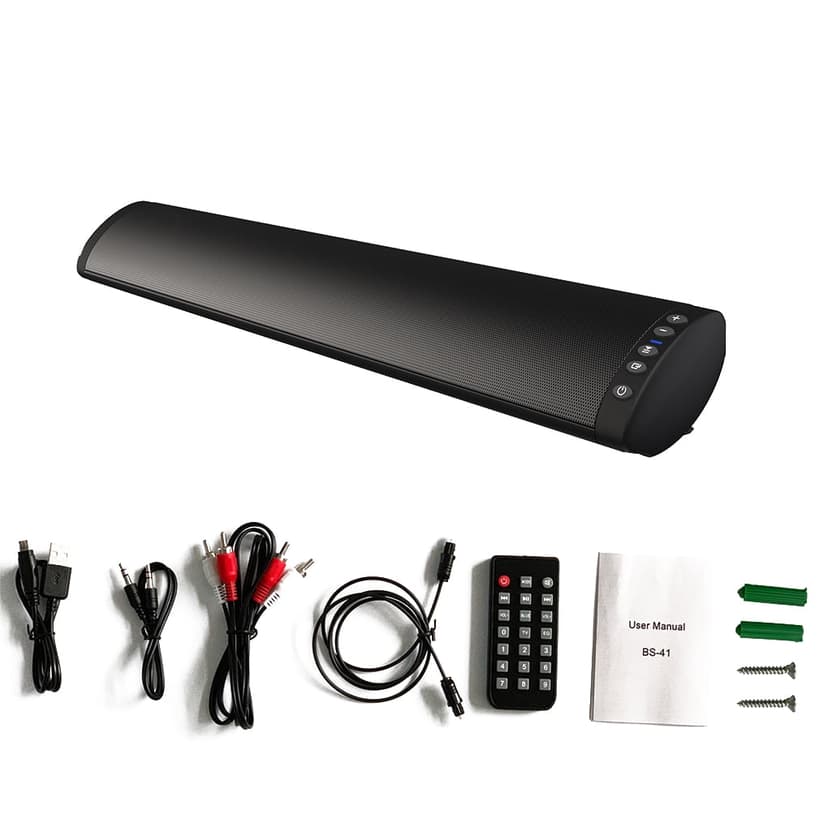 tredstone TV Sound Bar PC Gaming Bluetooth 5.0 Channel Soundbar 3D Surround Audio Speaker