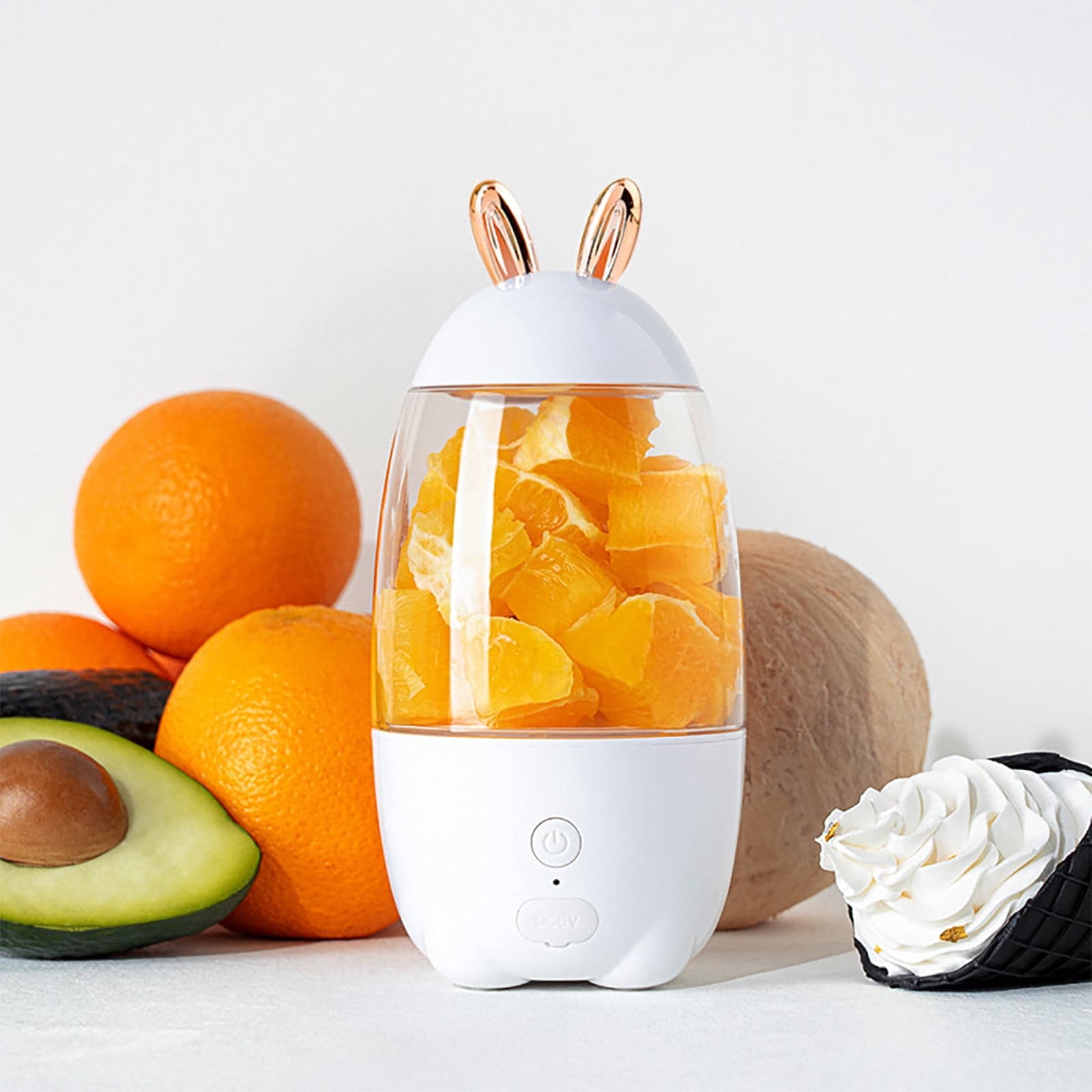 Antqov Portable Blenders, Personal Blenders Mini Shakes Juicer Cup USB Rechargeable for Home, Travel, Home Accessories