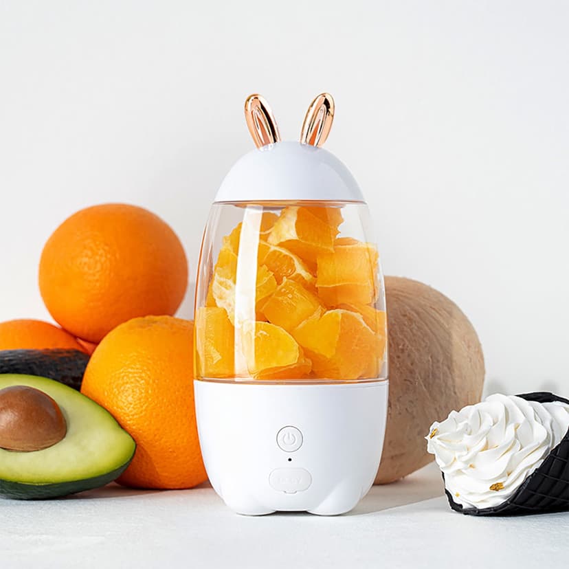 Antqov Portable Blenders, Personal Blenders Mini Shakes Juicer Cup USB Rechargeable for Home, Travel, Home Accessories