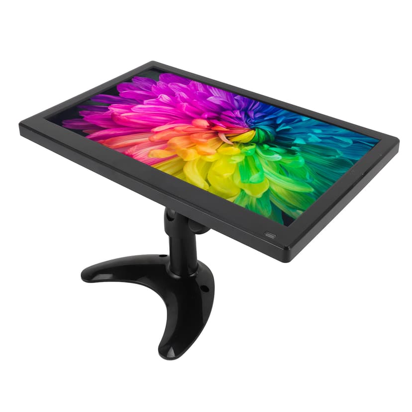 11.6 Inch 1920x1080 Display, HD External Display with BNC AV VGA USB MIC AUX, Integrated Video Monitor for Car Reversing, Gaming, Work