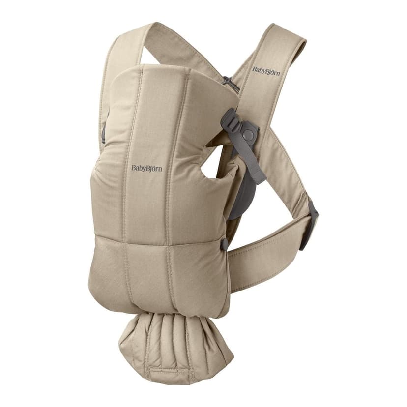 BabyBjorn Baby Carrier Mini in Woven Fabric - Beige
