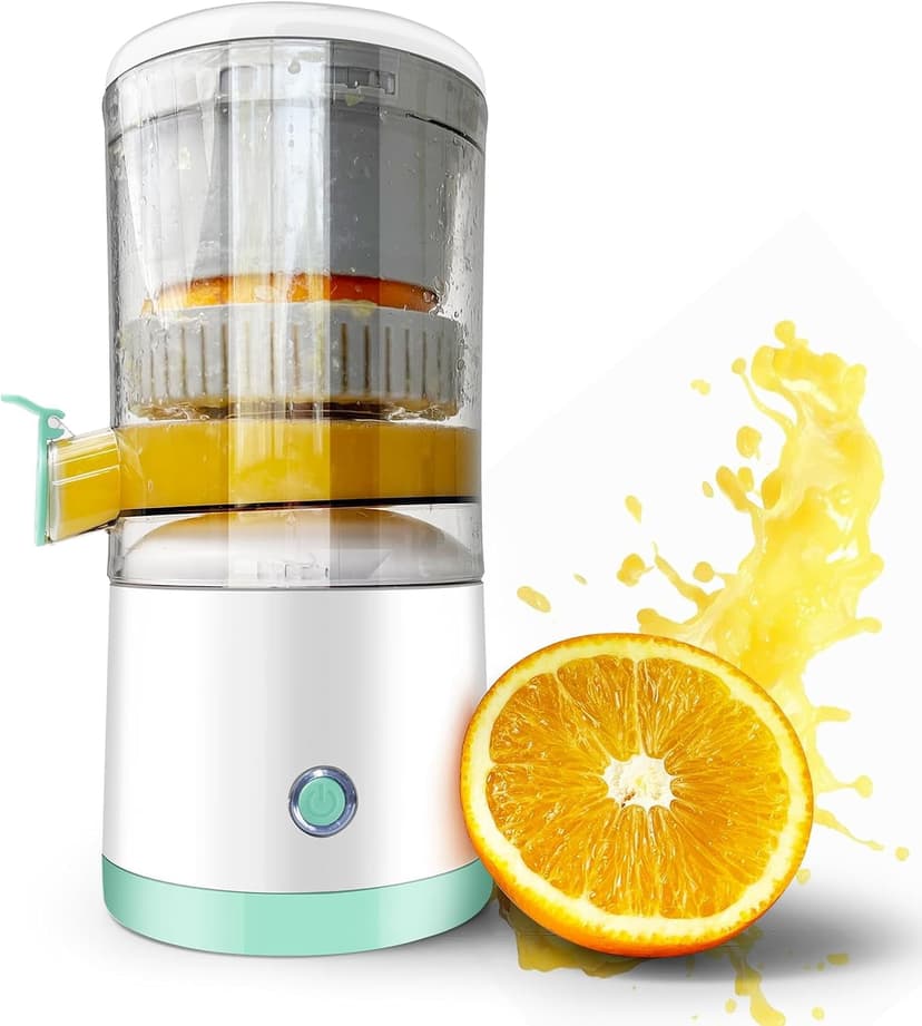 Rechargeable electric juicer - Citrus juicer with Type-C charging for orange, lemon and grapefruit juice