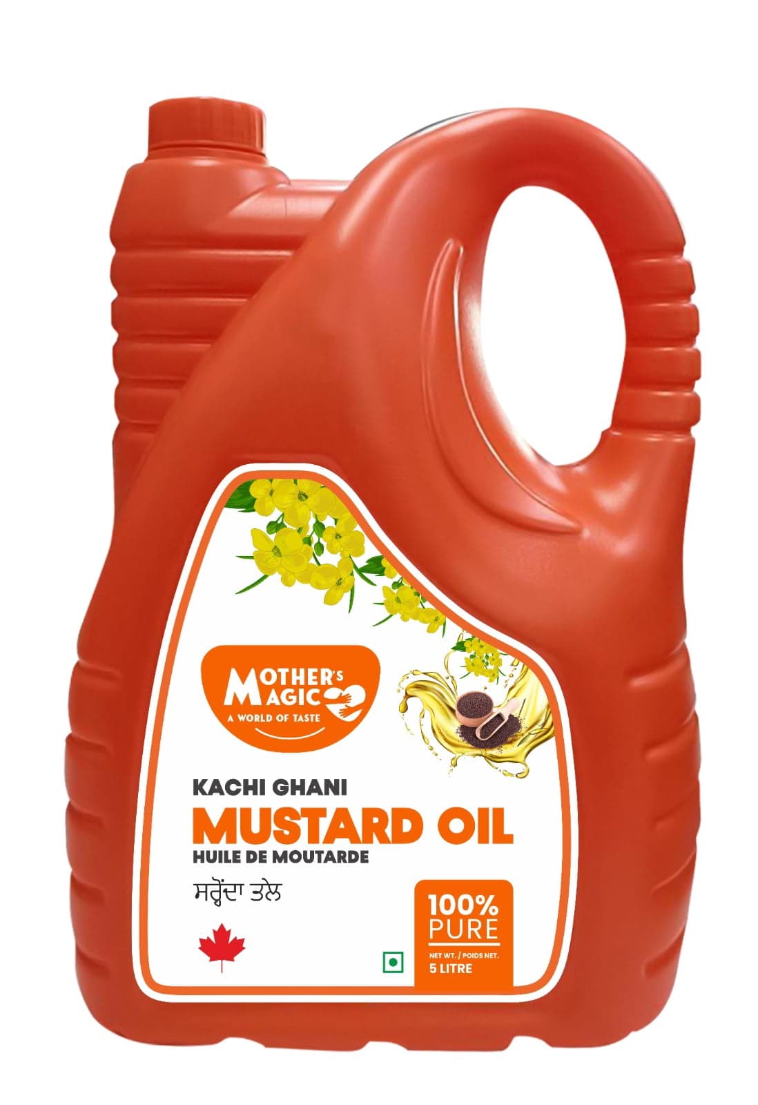 Mother's Magic Kachi Ghani Mustard Oil 5L