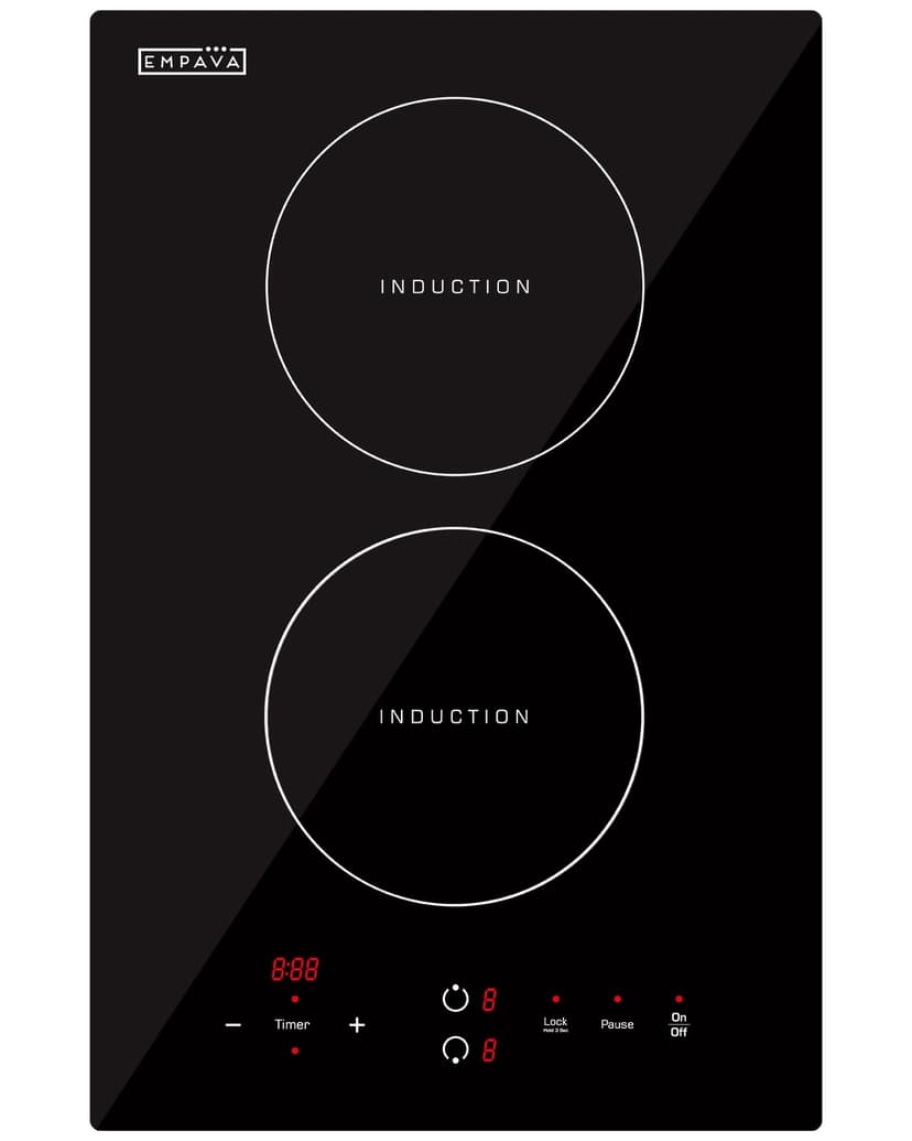 Empava 2 Burner Electric Induction Cooktop 120V (IDC12) in Black