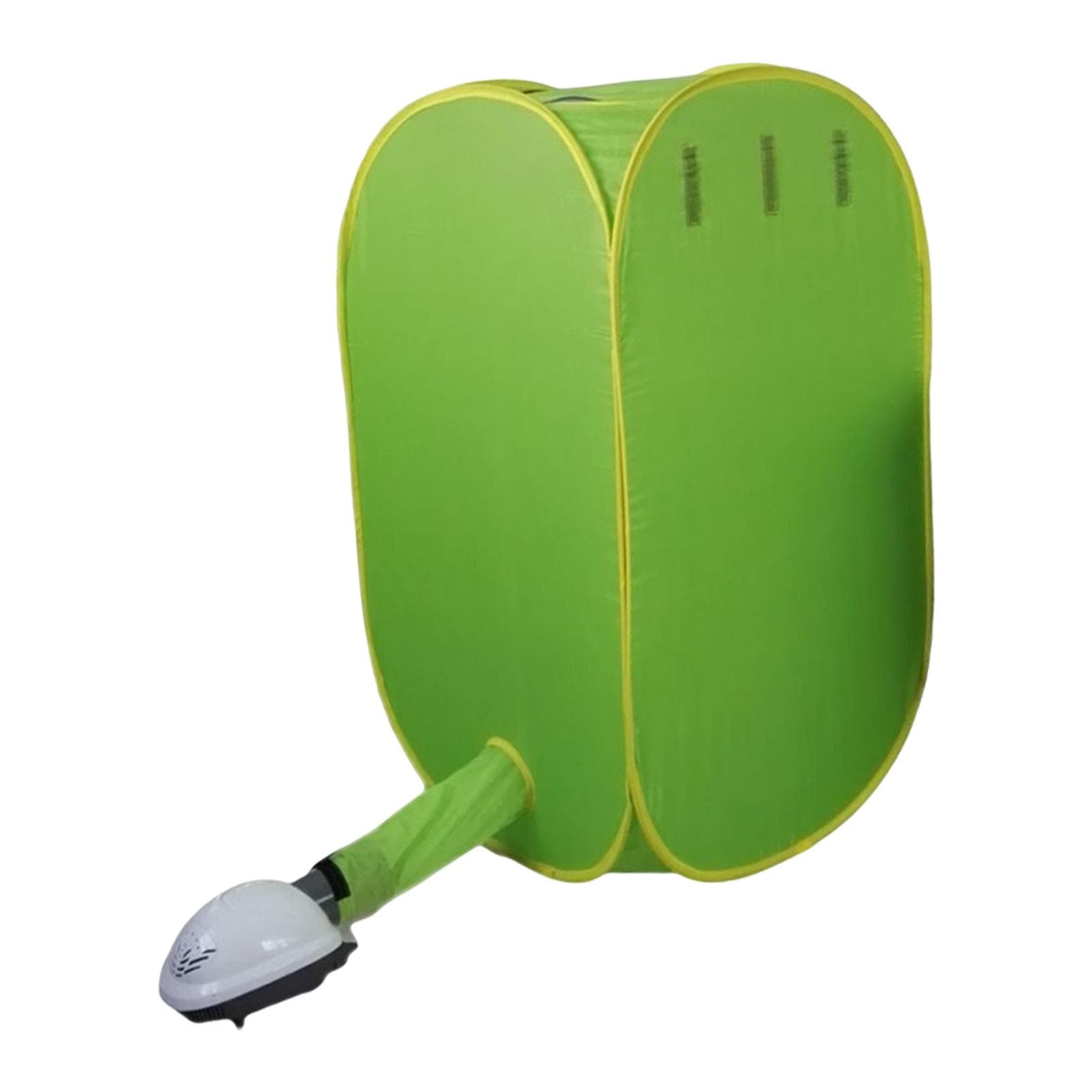 simhoa Portable Electric Clothes Dryer Machine Laundry Drying Rack for Bathroom Garment Green