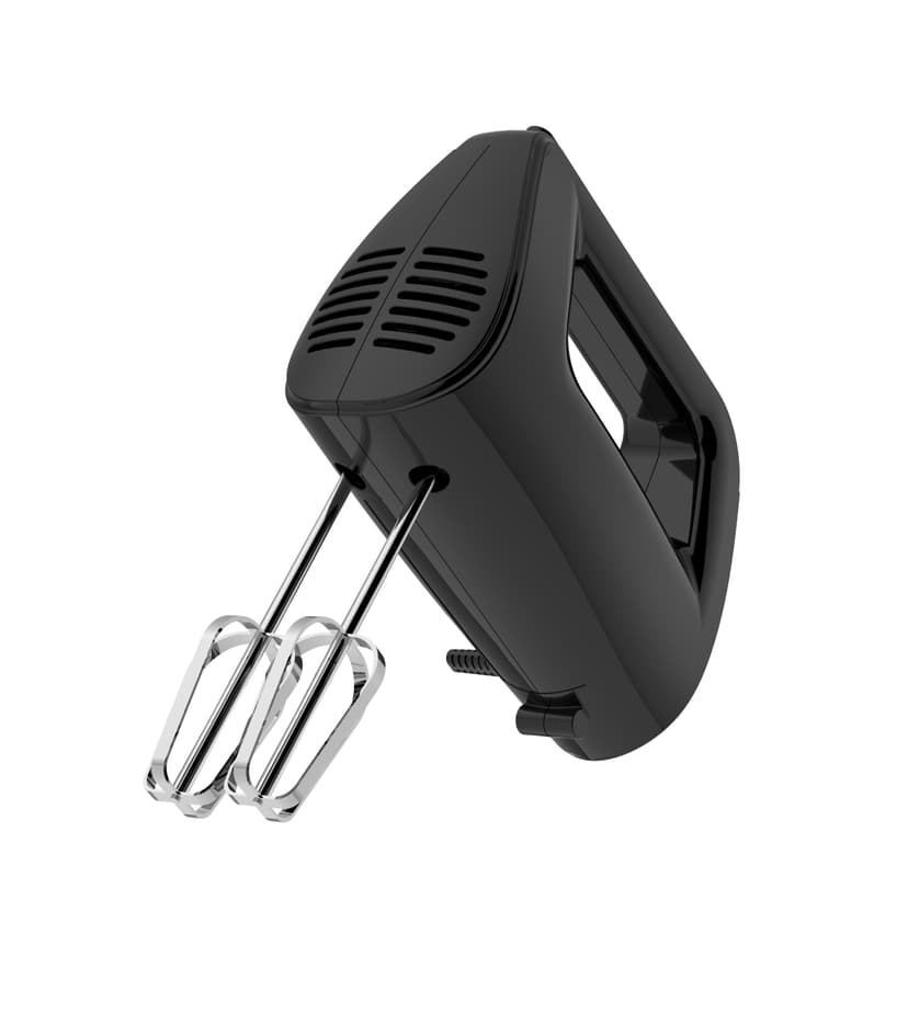 Mainstays 5-Speed Corded Hand Mixer Black with 2 Beaters, New