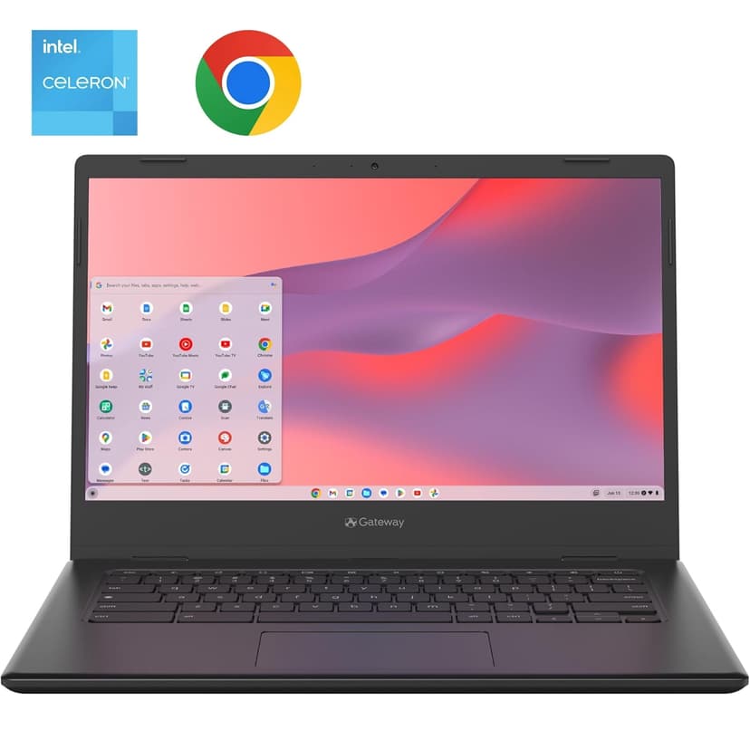Gateway Chromebook 314 CBO314‑1H‑C5NS Laptop (14‑inch Full HD Display, Intel Celeron N4500, 4GB RAM, 128GB eMMC Storage) A Gateway brand, powered by Acer