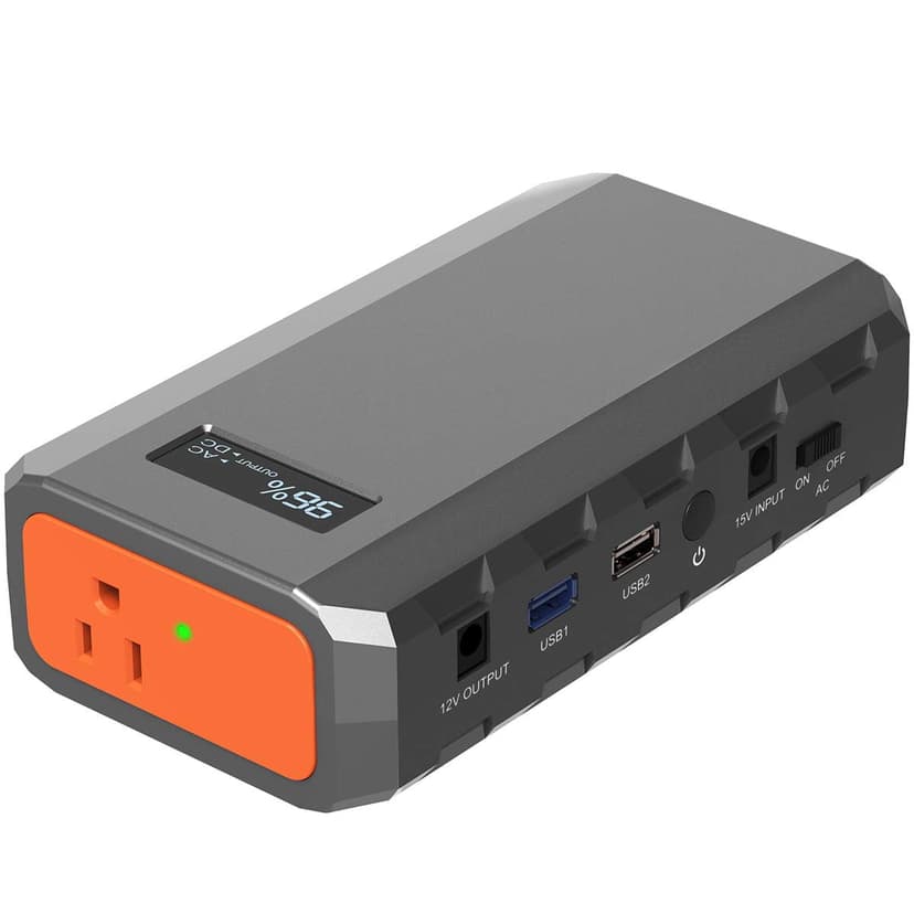 SinKeu 24,000mAh/88.8Wh Portable Laptop Phone Charger with AC DC USB Outlets, 65W Portable Power Bank External Battery Pack for Home Backup Travel Ou