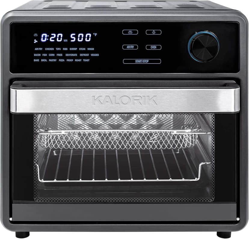 (Open Box) Kalorik MAXX Touch 16 Quart Air Fryer Oven AFO47804BK