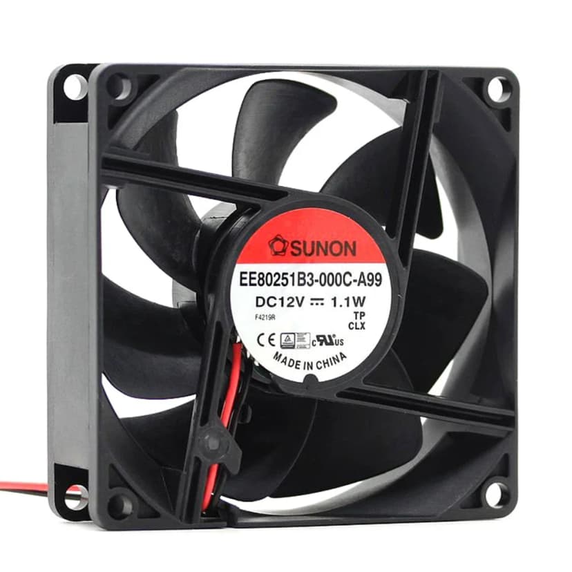 sunon EE80251B3-000C-A99 8cm 8025 12V 1.1W Dual ball bearing Silent quiet fan 80X80X25 mm mute air volume computer cooling fan EE80251B3-000C-A99