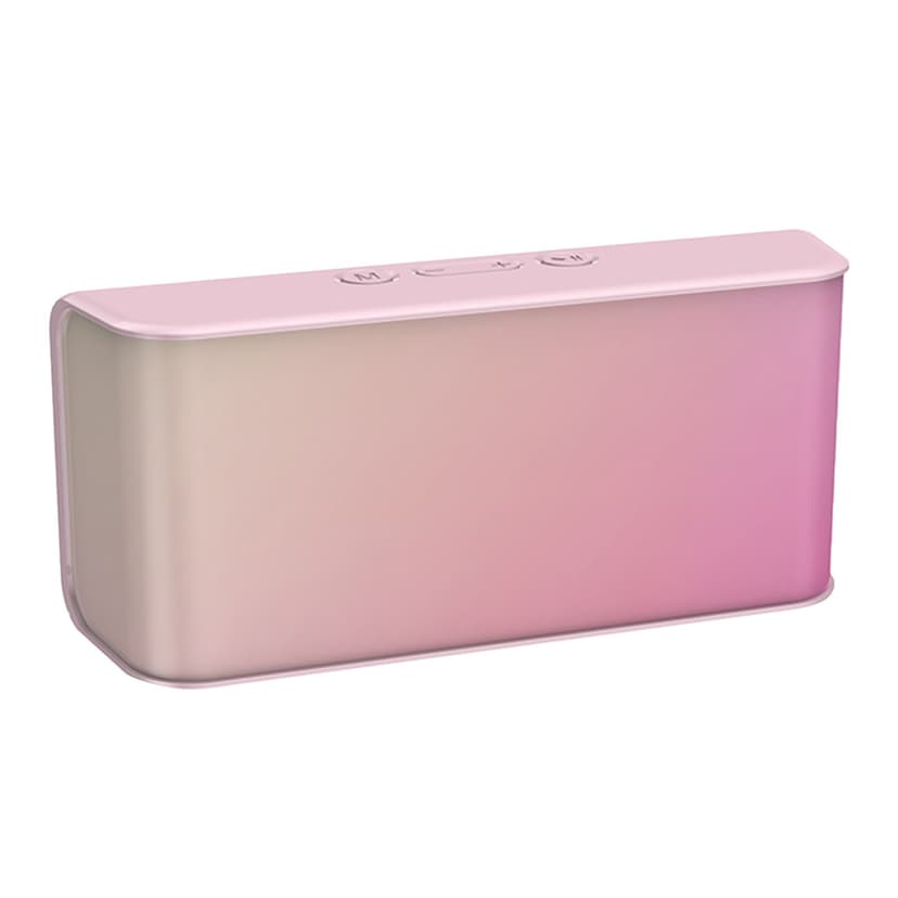 Wireless Bluetooth Speaker with Subwoofer 6.38 in Round Design 40 Hz–20 kHz Frequency Response 10 m Range 600 mAh Battery