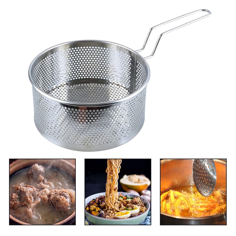 Wweixi Stainless Steel French Fry Chips Basket Strainer Net Kitchen Cooking Small