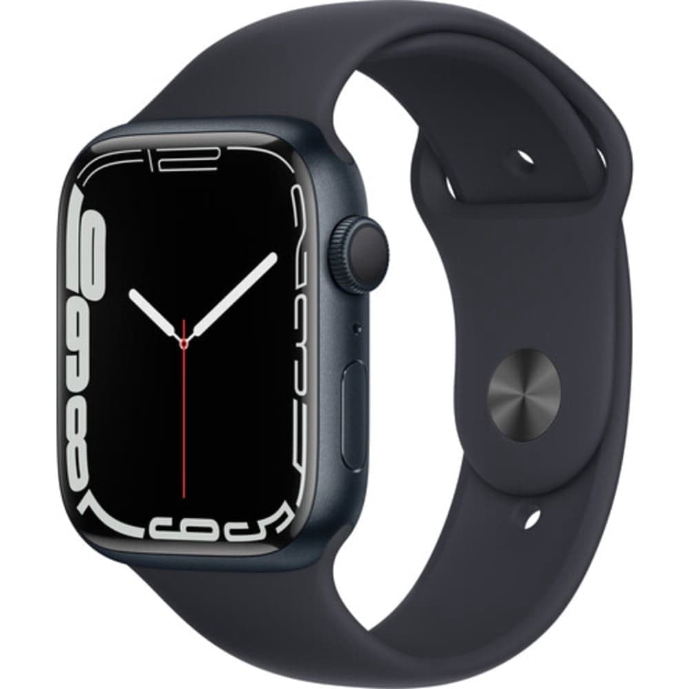 Pre-Owned Apple Watch Series 7 45mm GPS Midnight Aluminum Case - Midnight Sport Band (Like New)