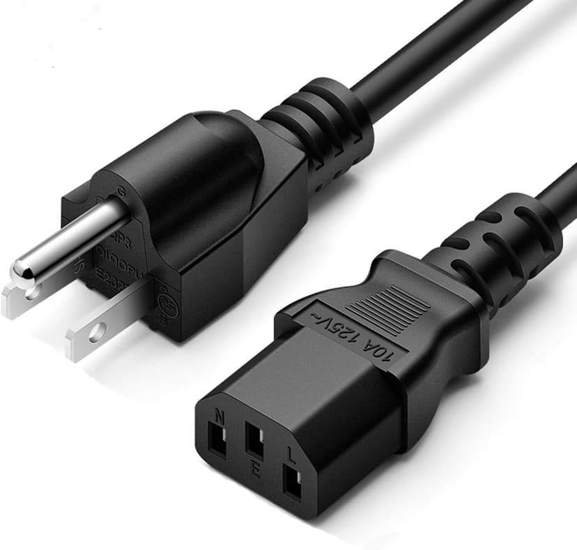 MS TECH 6ft Universal AC Cable US Plug Compatible with Instant Pot Duo 7-in-1 Electric Pressure Cooker